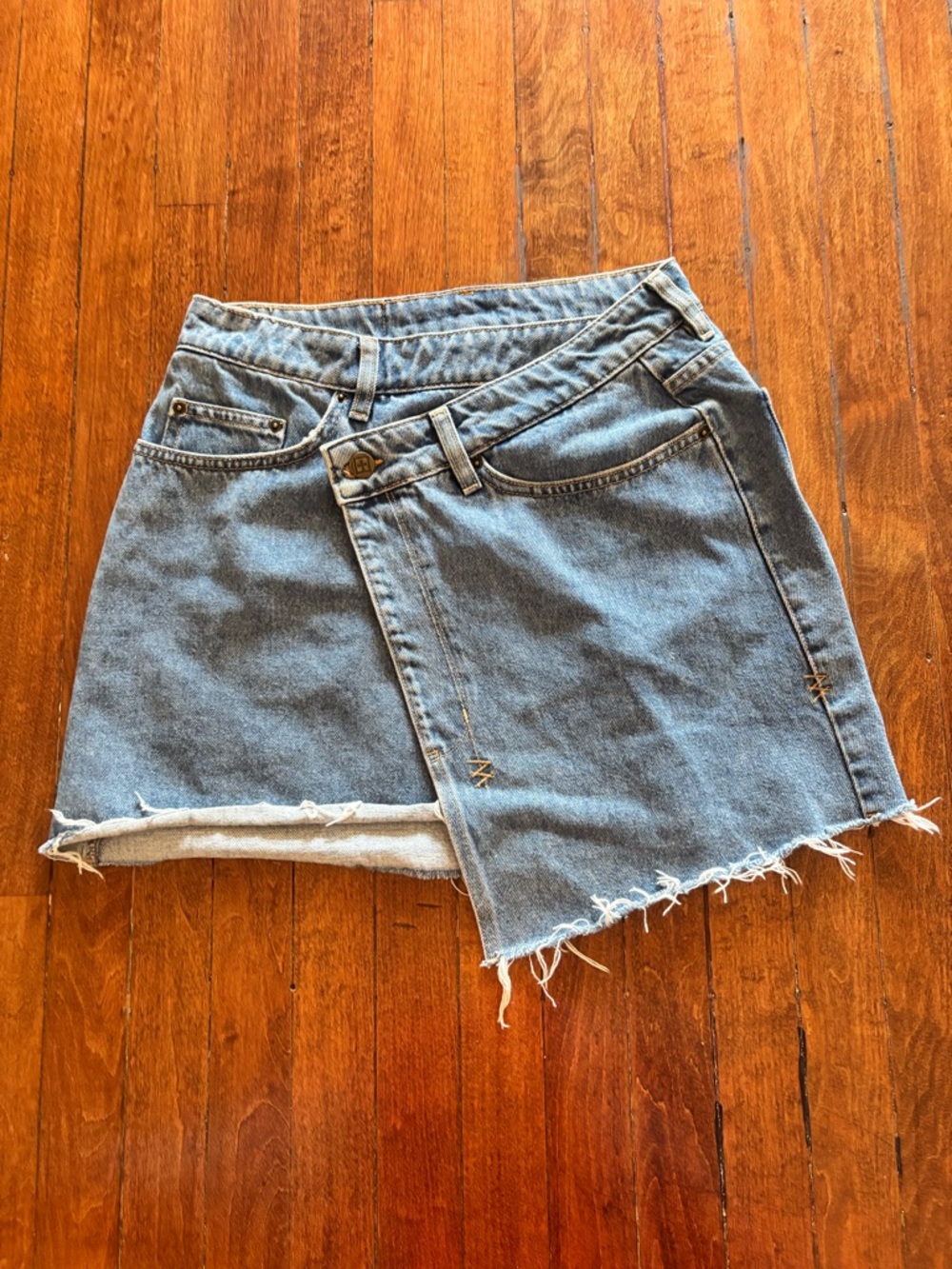 Ksubi denim asymmetrical mini skirt. Size S.